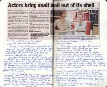 Newspaper article on Writing Workshop