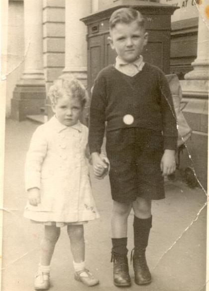 Last but not least, My brother Graeme and me, randomrose age approx. 3 or 4